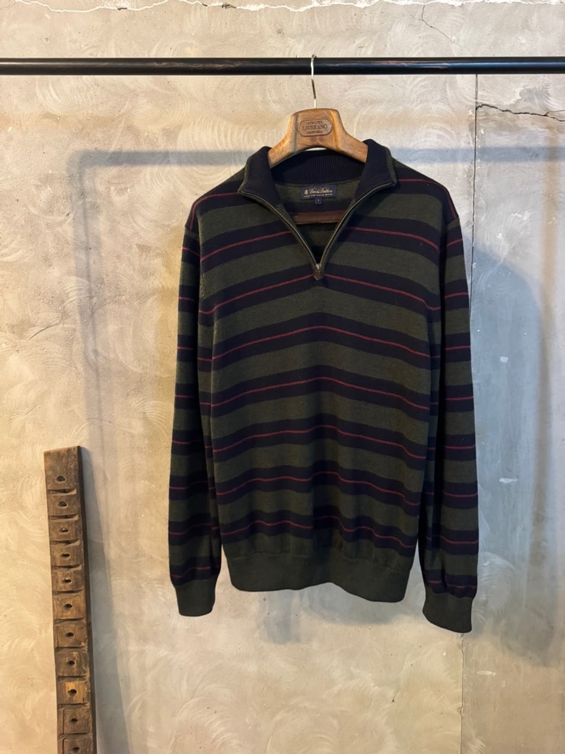 브룩스 브라더스 짚업 니트 100 상품이미지1