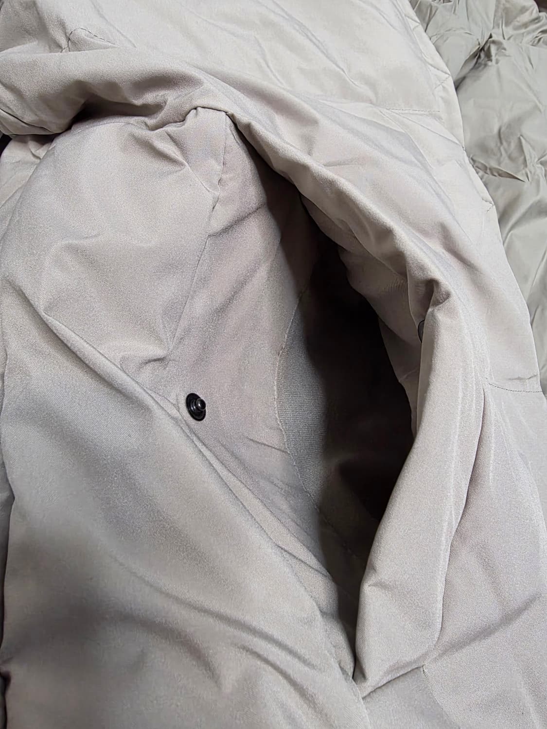 AND Z 패딩 점퍼 베이지 105 사이즈 상품이미지9