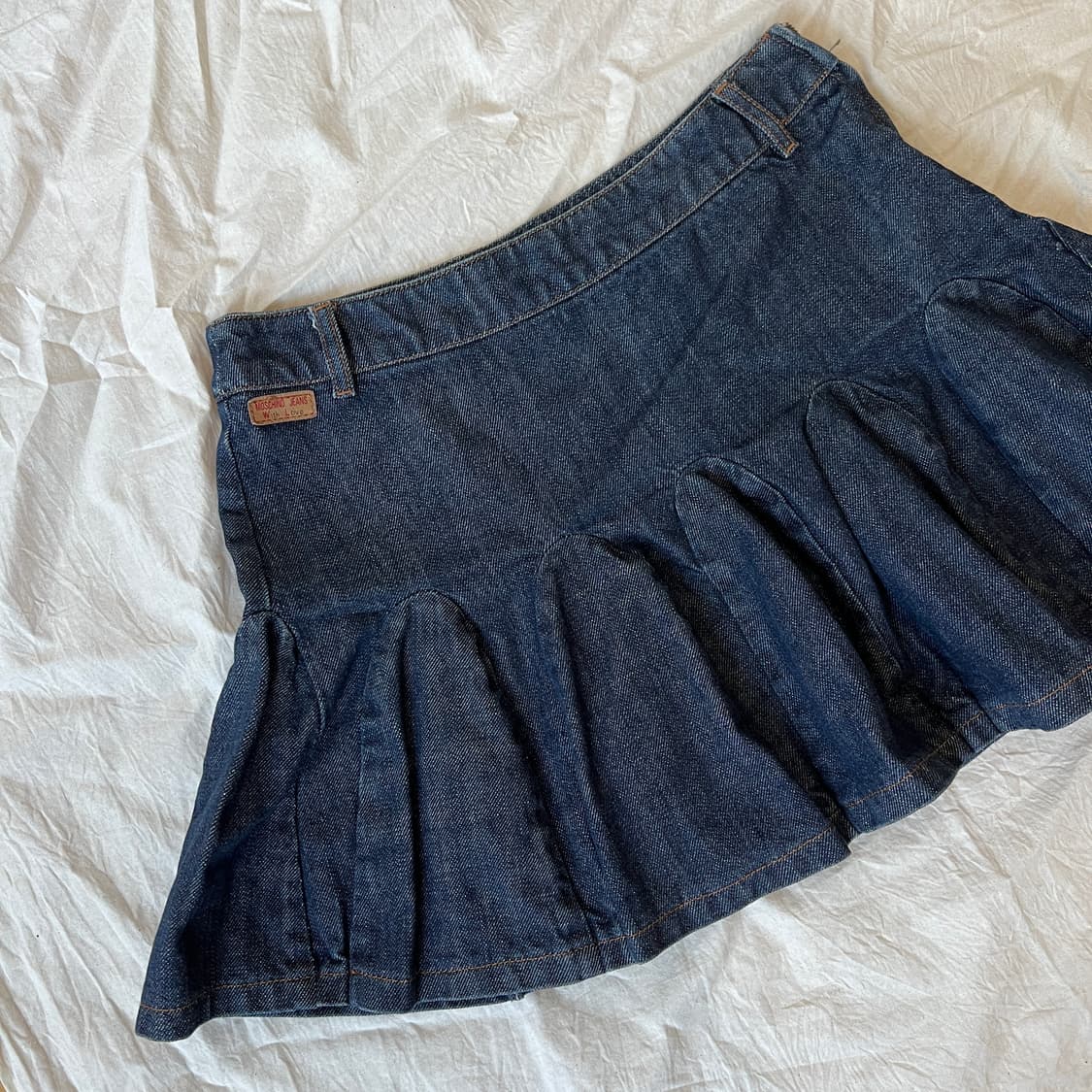 moschino frill denim mini skirt 상품이미지4