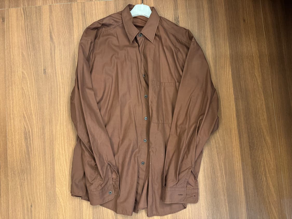 [5] 오라리 브로드 셔츠 버건디 상품이미지2