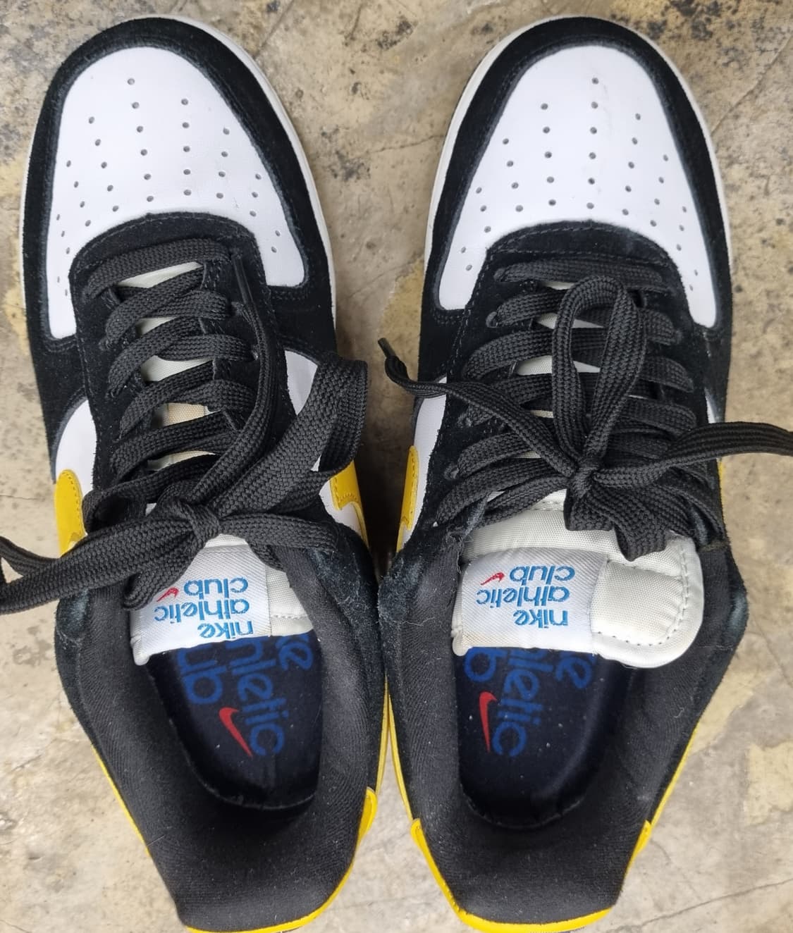 나이키 에어 포스 1 로우 '애슬레틱 클럽' (검/노) 상품이미지3