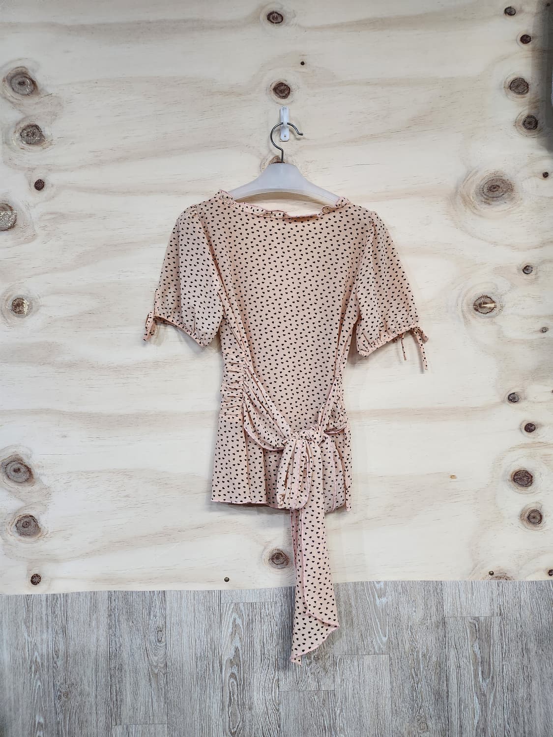 547) 하트 패턴 블라우스 상품이미지2