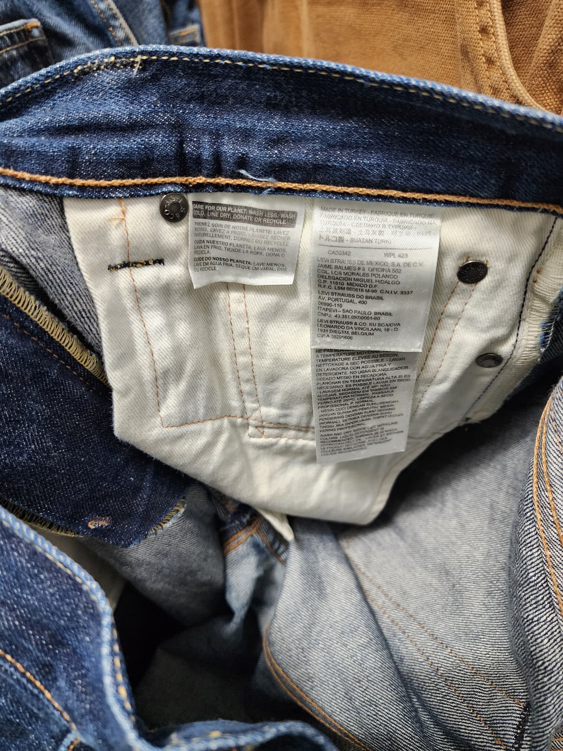 리바이스 511 셀비지 데님 상품이미지5