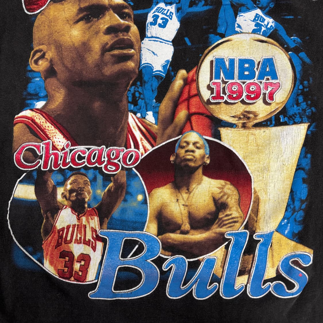 빈티지 90s Chicago Bulls 시카고불스 랩티셔츠 상품이미지6
