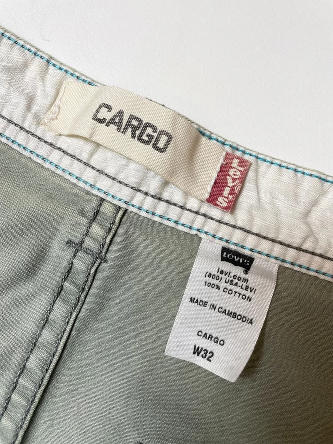 리바이스 00's 빈티지 워크웨어 카고 반바지 PN9627 상품이미지7