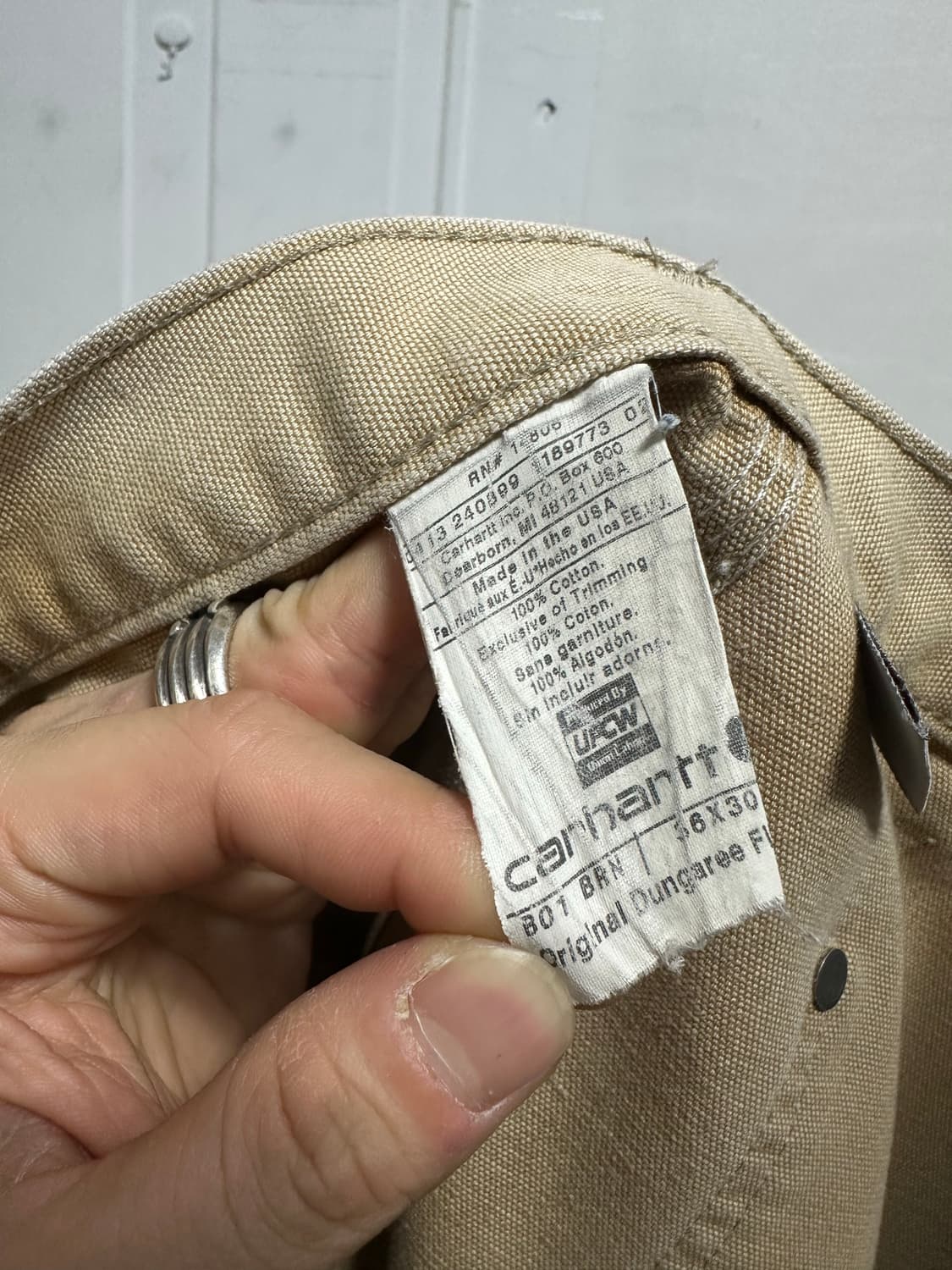 칼하트 더블니 카펜터 팬츠 상품이미지5