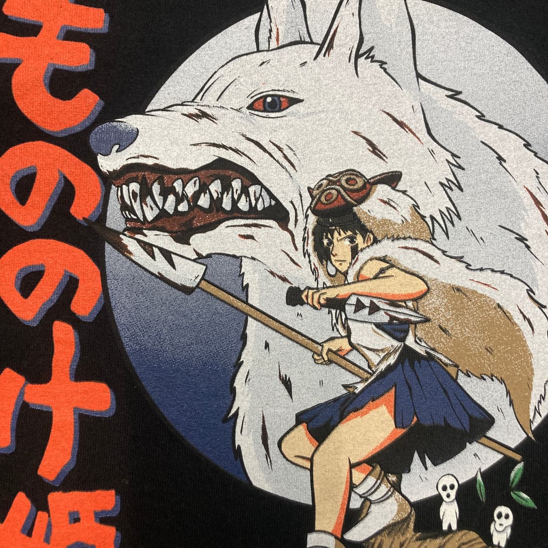 지브리 모노노케 부틀렉 애니메이션 티셔츠 상품이미지3