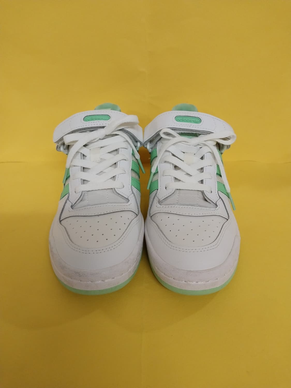 여성 아디다스 포럼 로우 클라우드 화이트 글로리 민트 운동화 (245) 상품이미지2