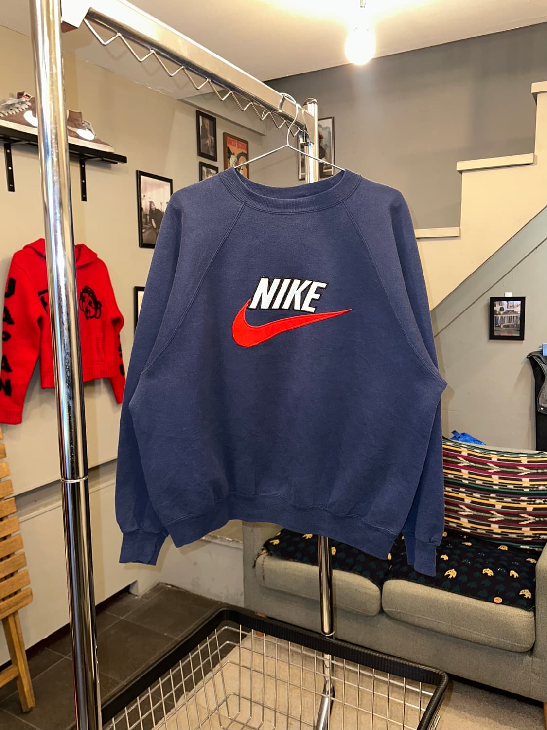 90’s Nike old swoosh logo faded sweats 상품이미지4