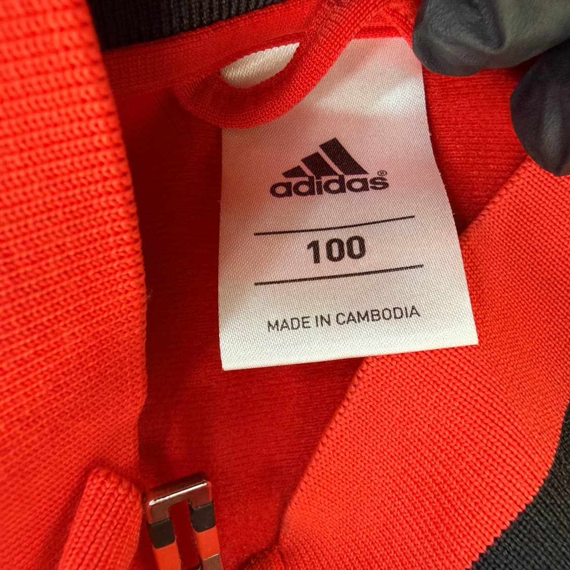 100 아디다스 레드 트랙탑 져지 0303T 상품이미지3