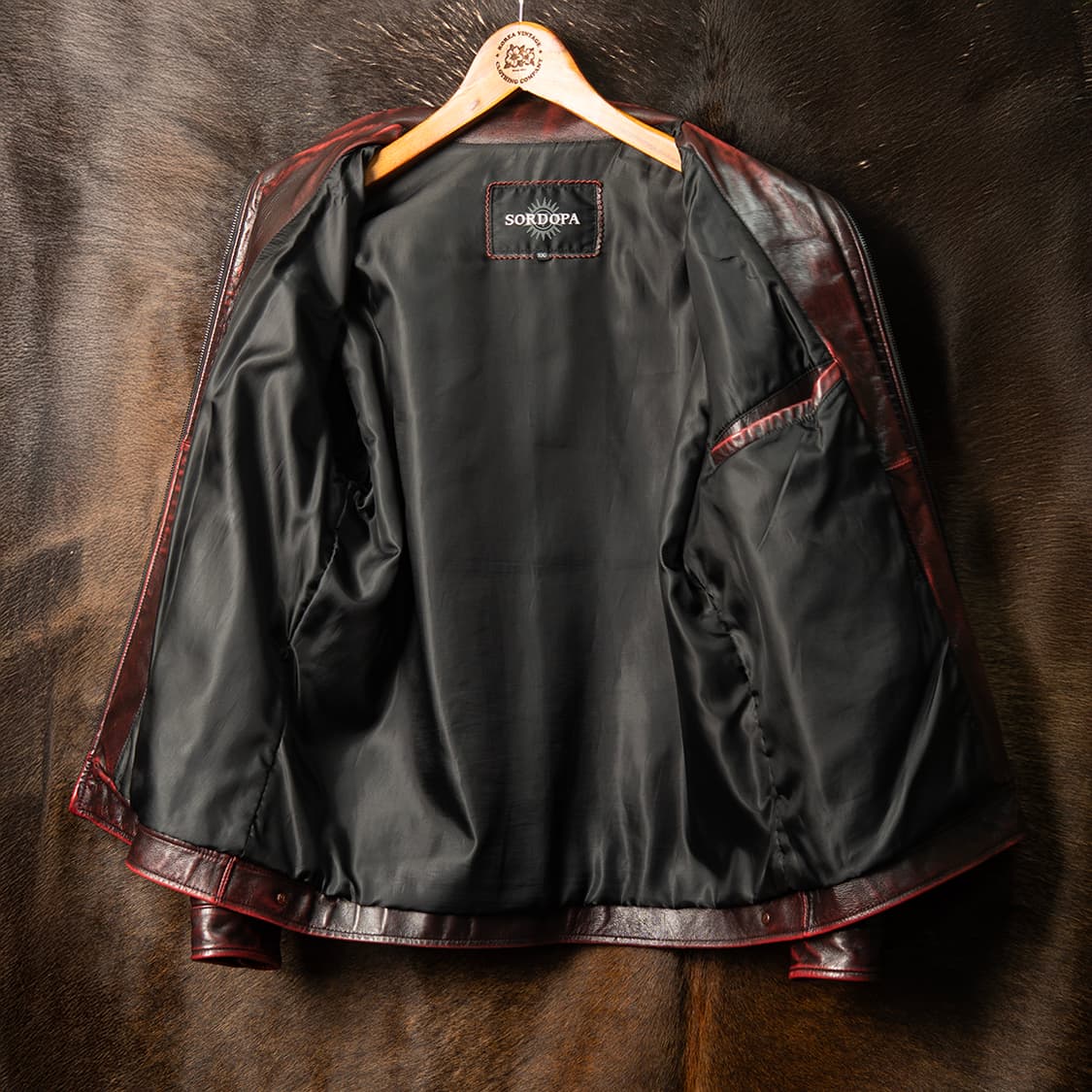 [105] 90s~ SORDOPA 소르도파 스티어하이드 레더자켓  상품이미지10