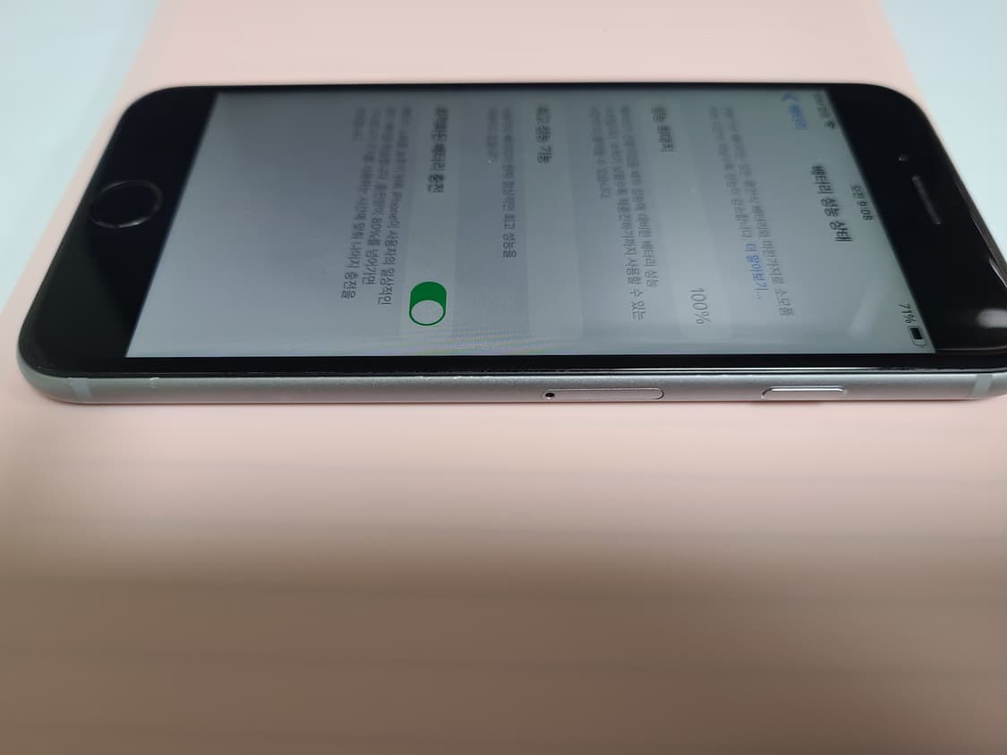 아이폰6s 스그 16g 배터리100 무음카메라 상태좋음 상품이미지4