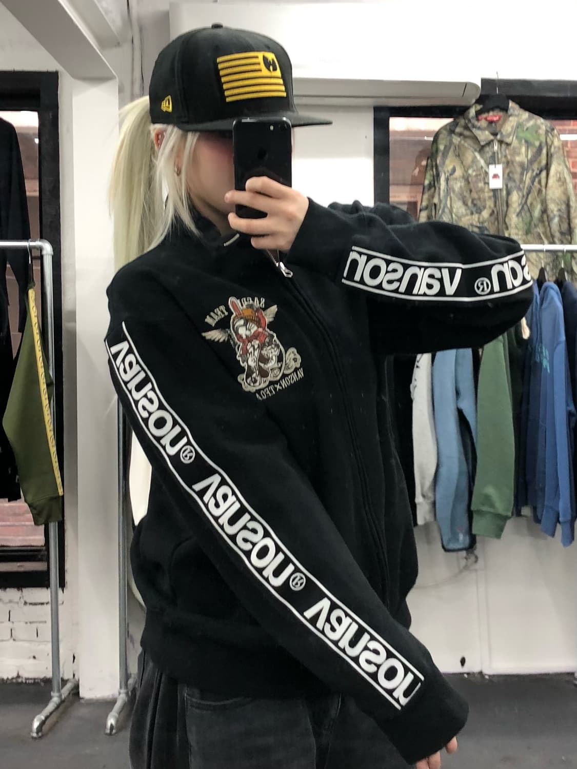 밴슨 레더 TFOA 사이드 로고 자켓 상품이미지4