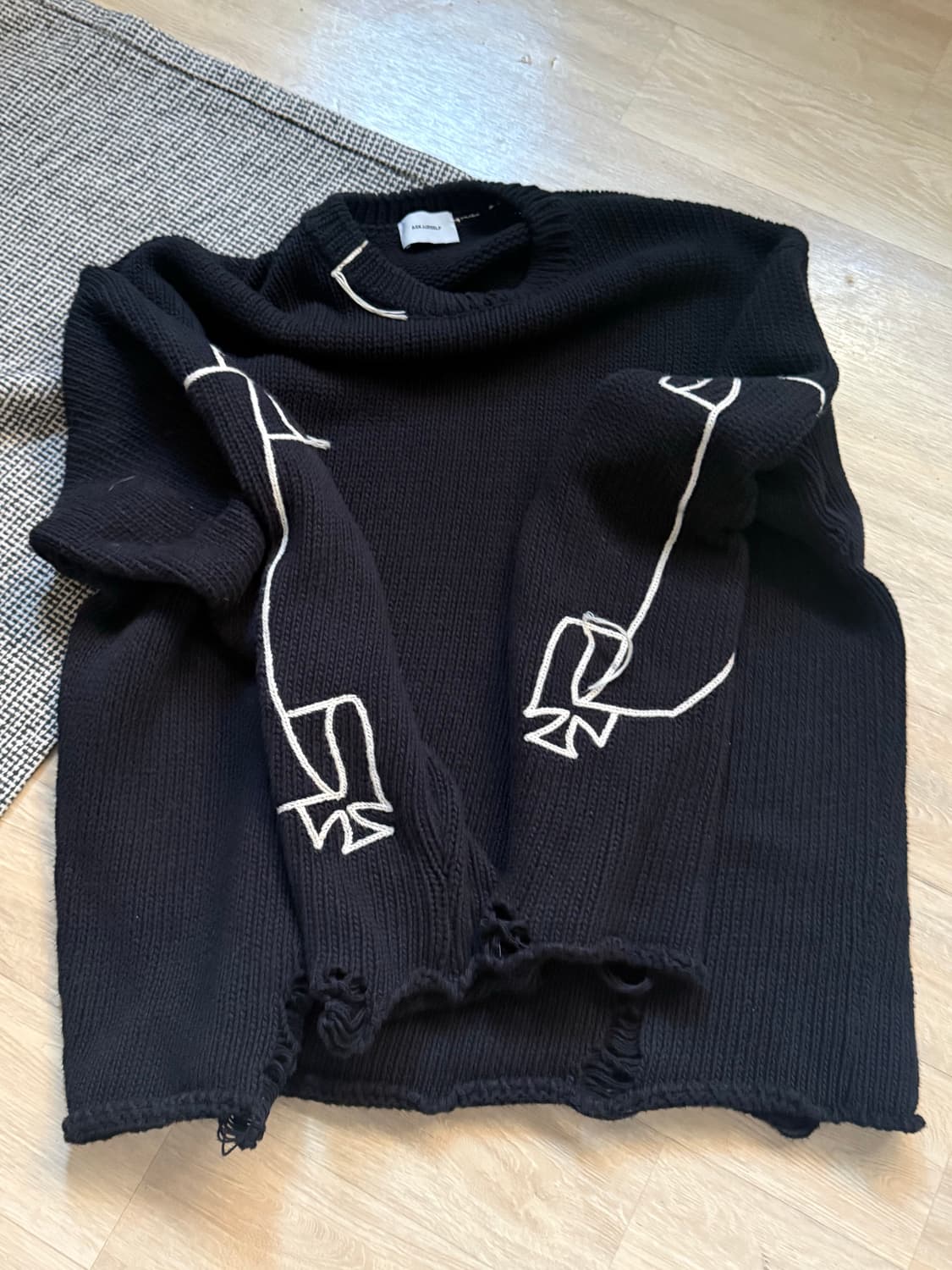 ASKYURSELF 에스크유어셀프 니트 XL 판매 상품이미지8