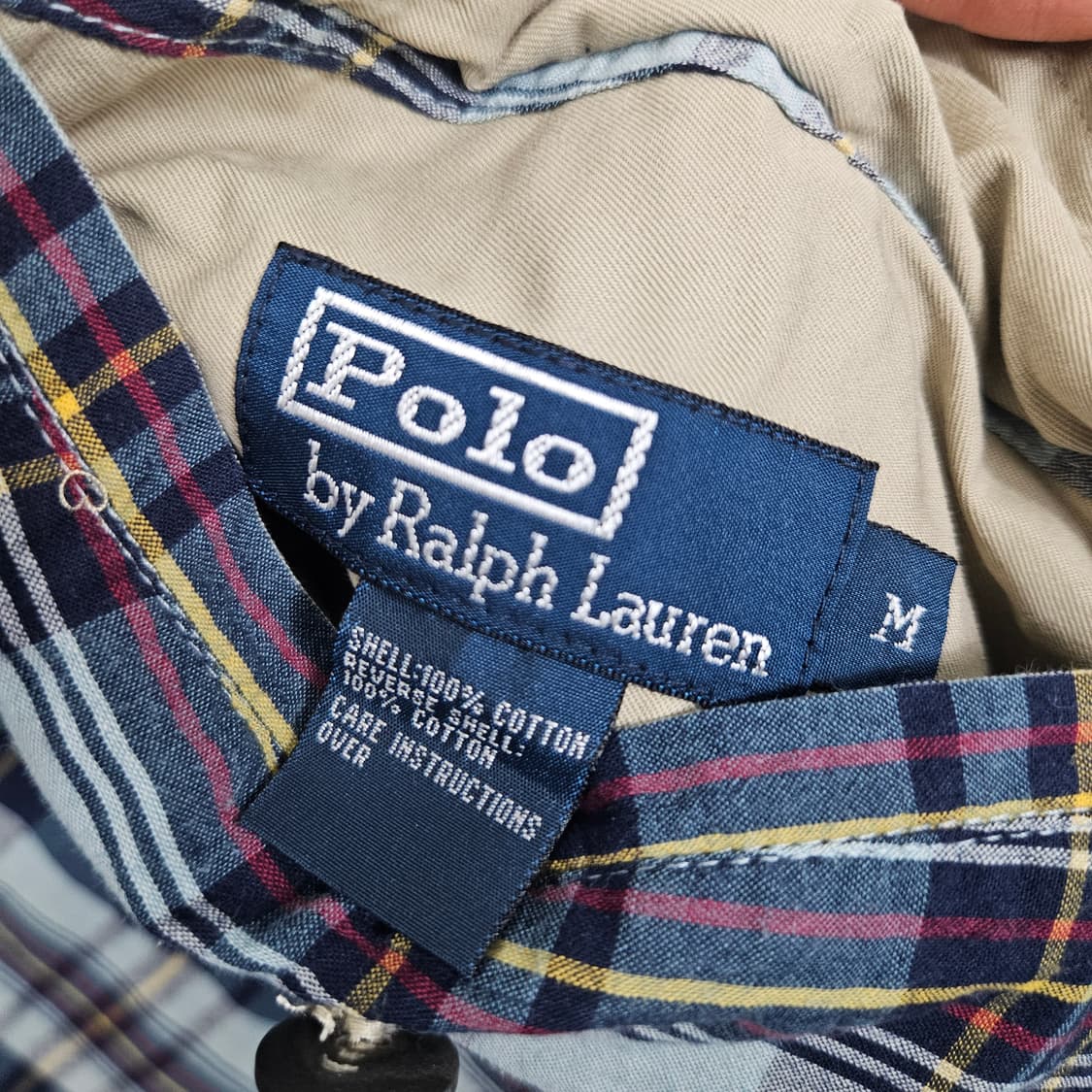 폴로 랄프 로렌 리버시블 헤링턴 자켓 M 상품이미지7