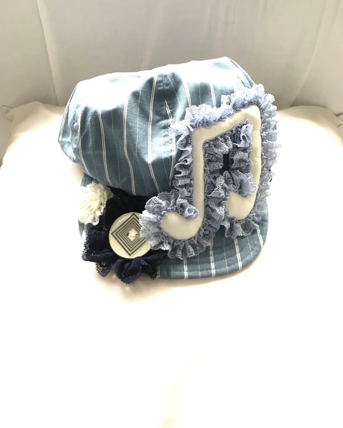 Custom🐾)3D music note🎵lace newsboycap 상품이미지1