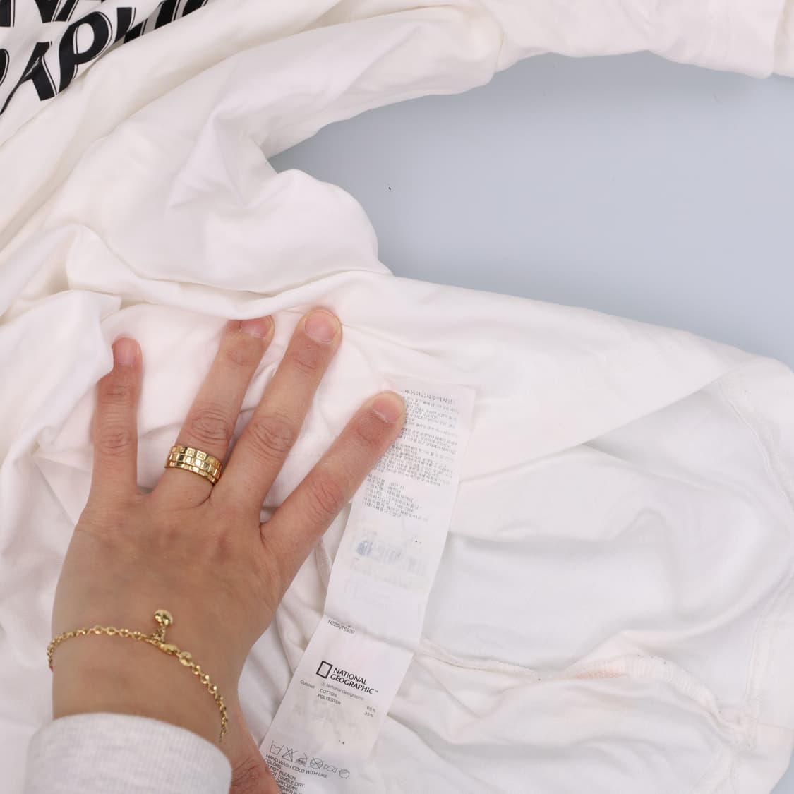 XXXL 내셔널지오그래픽 빅로고 반팔 0311H1 상품이미지6