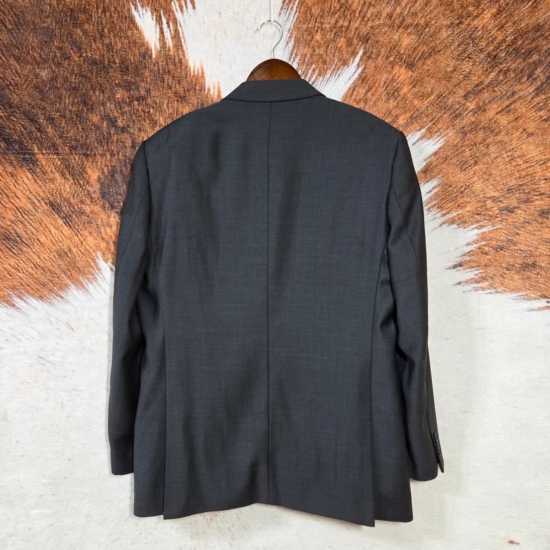 블랙 차콜 오버핏 블레이저 자켓 상품이미지4