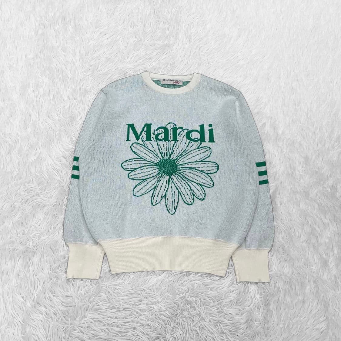 마르디메크르디 플라워 그래픽 니트 상품이미지2
