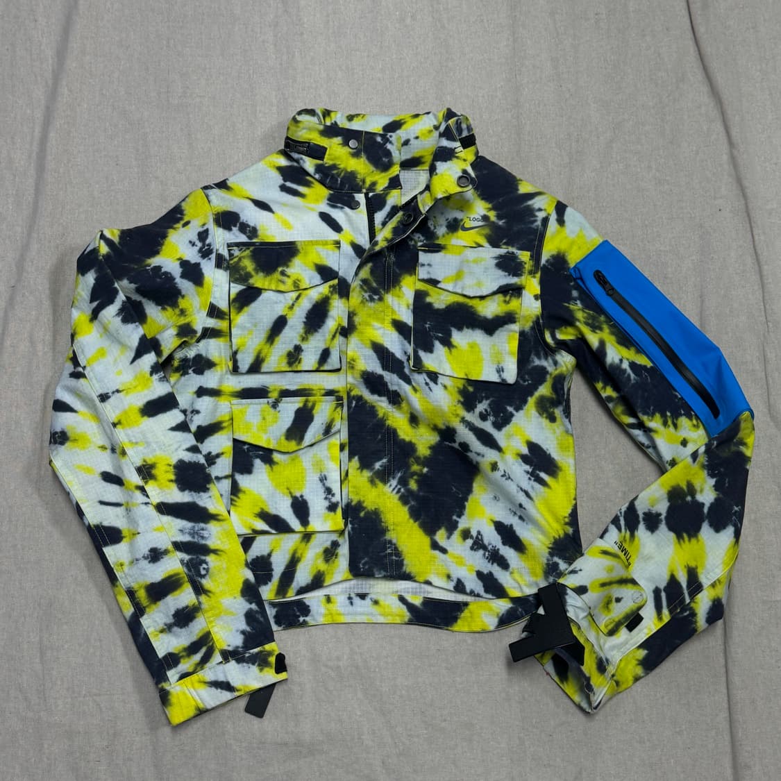 나이키 오프화이트 버질아블로 타이다이 크롭 자켓 XS 상품이미지2