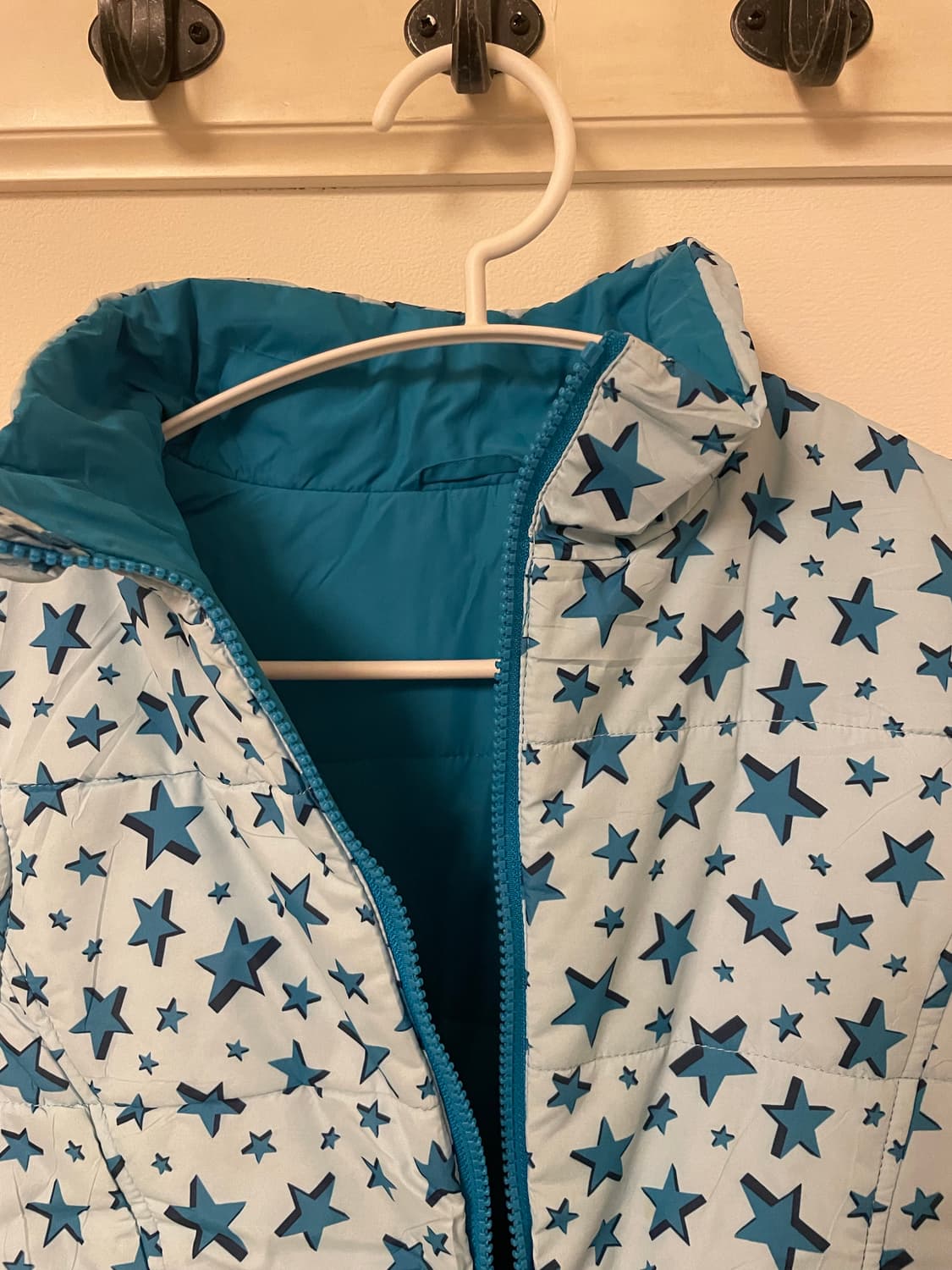 빈티지 스타 양면 패딩 베스트 상품이미지3