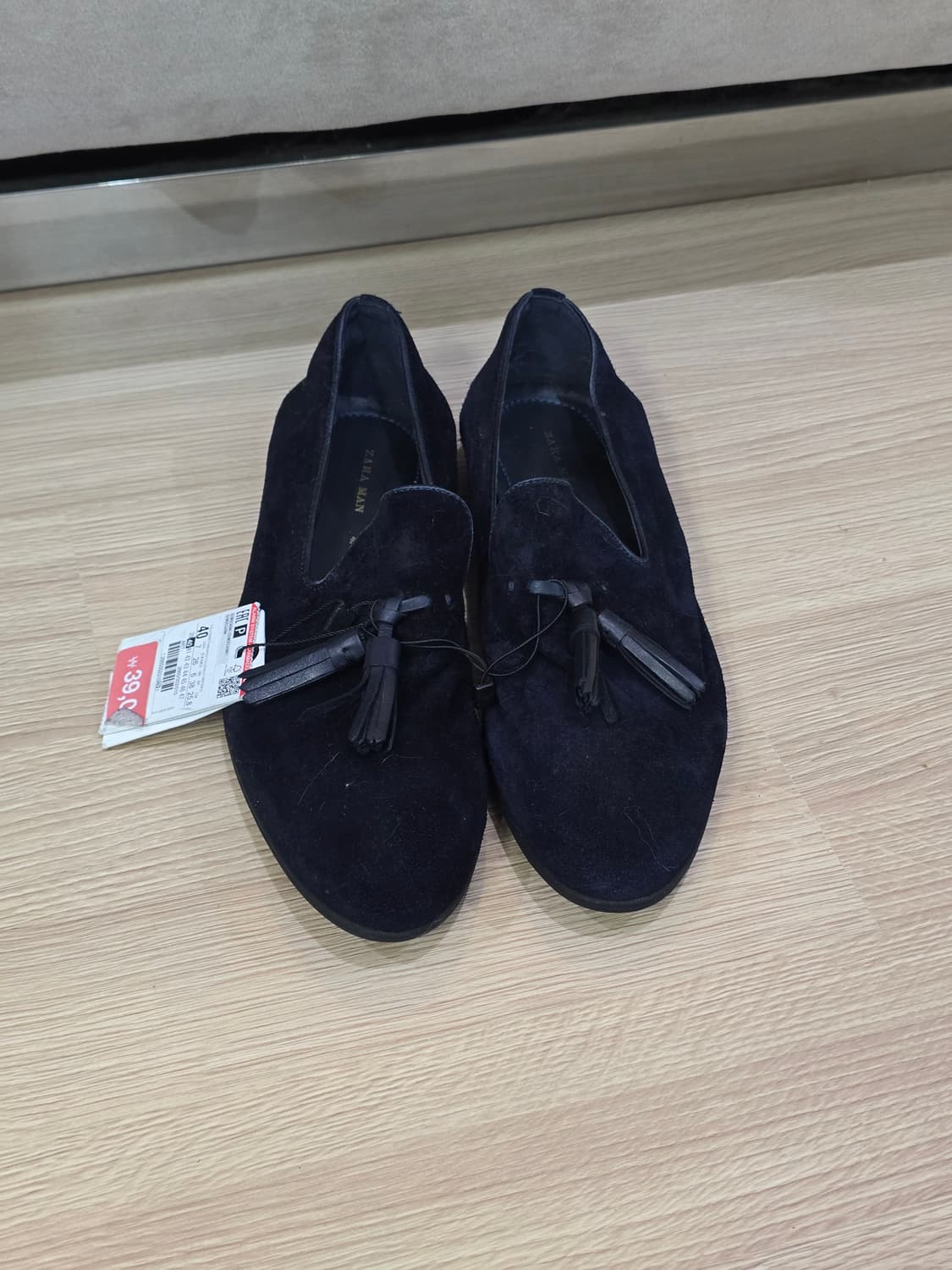 (새) ZARA MAN 스웨이드 태슬 로퍼 상품이미지2