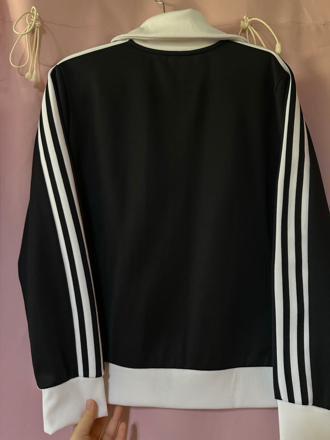 아디다스져지 아디다스 베켄바우어 트랙탑 블랙 불꽃져지 라지사이즈 집업 상품이미지3