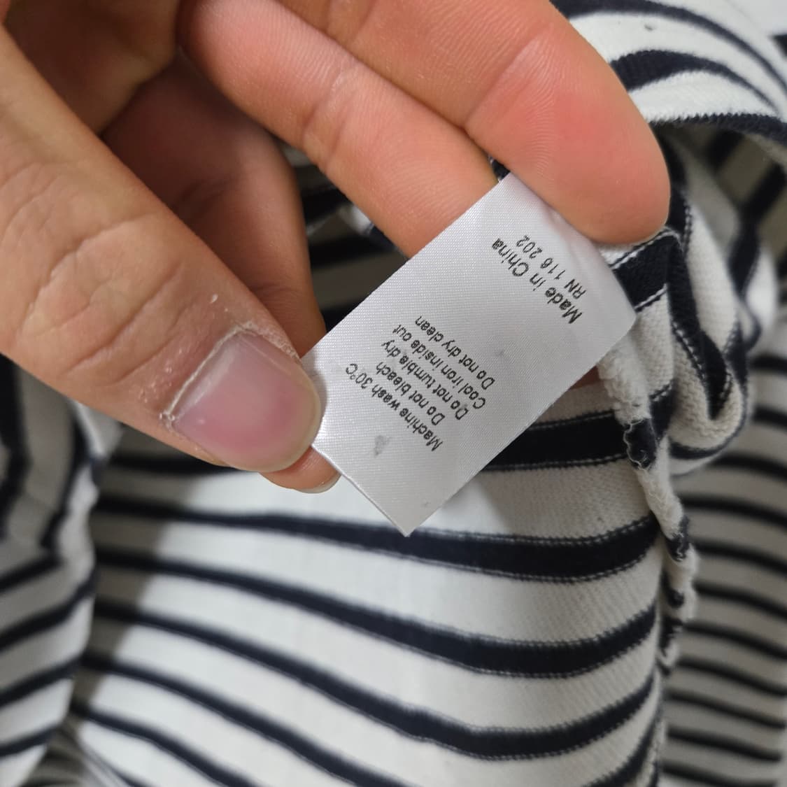 쟈딕앤볼테르 코튼 스트라이프 티셔츠/ 여성 티셔츠/ 여자 티셔츠  상품이미지3