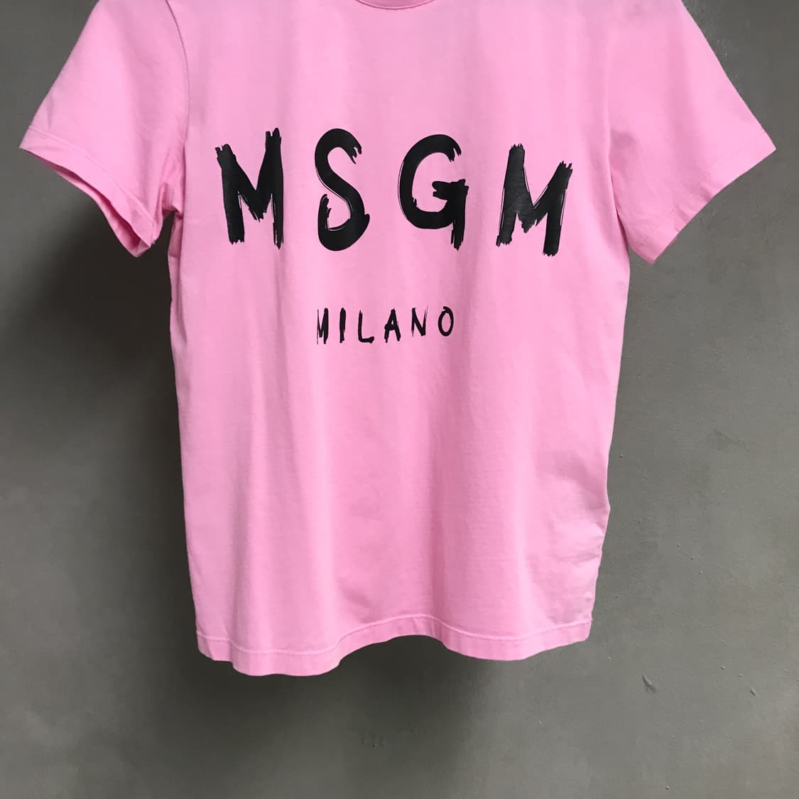 MSGM 핑크 반팔 티셔츠 XS(W) 상품이미지3