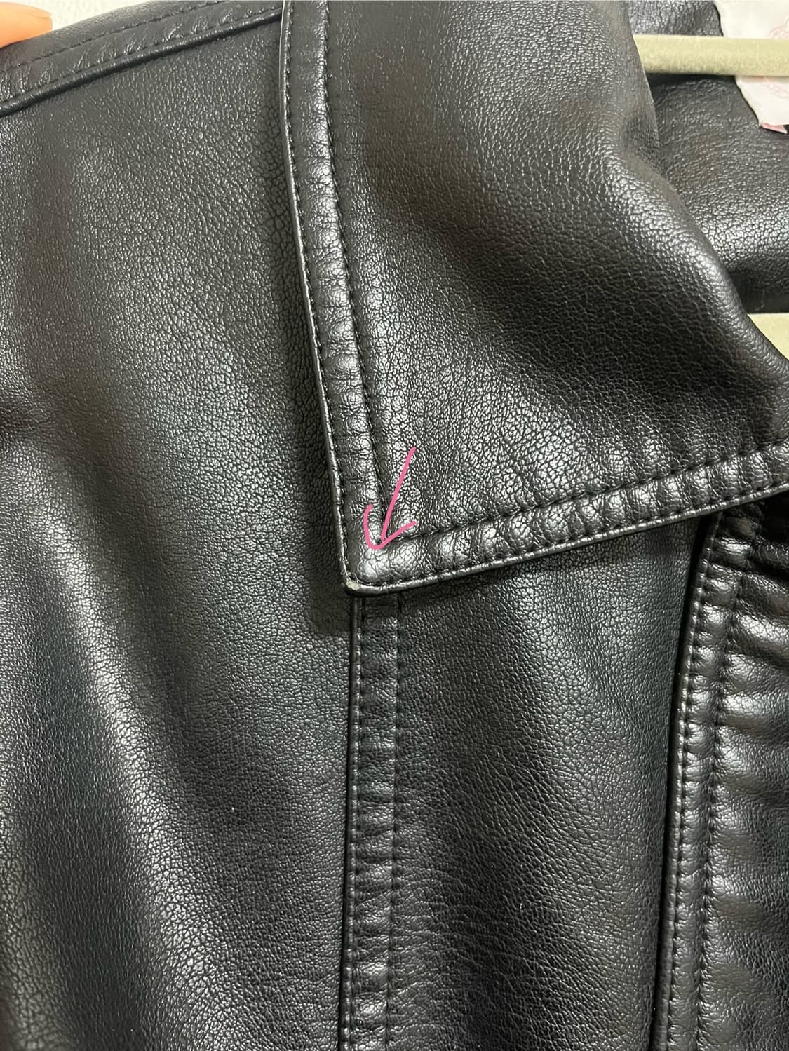 셀리테일즈 포우 레더 포켓 점퍼 가죽자켓 상품이미지5