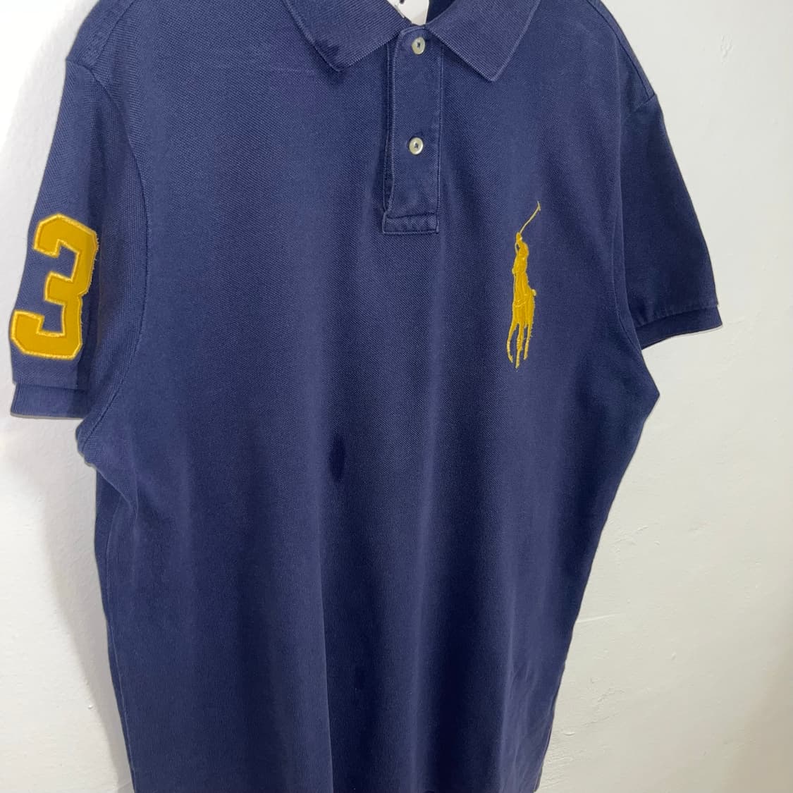 Polo Navy Big Pony Collar Tee 상품이미지5