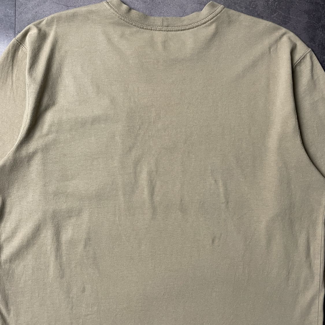 CARHARTT 칼하트 베이지 코튼 긴팔 티셔츠 A01022 상품이미지6