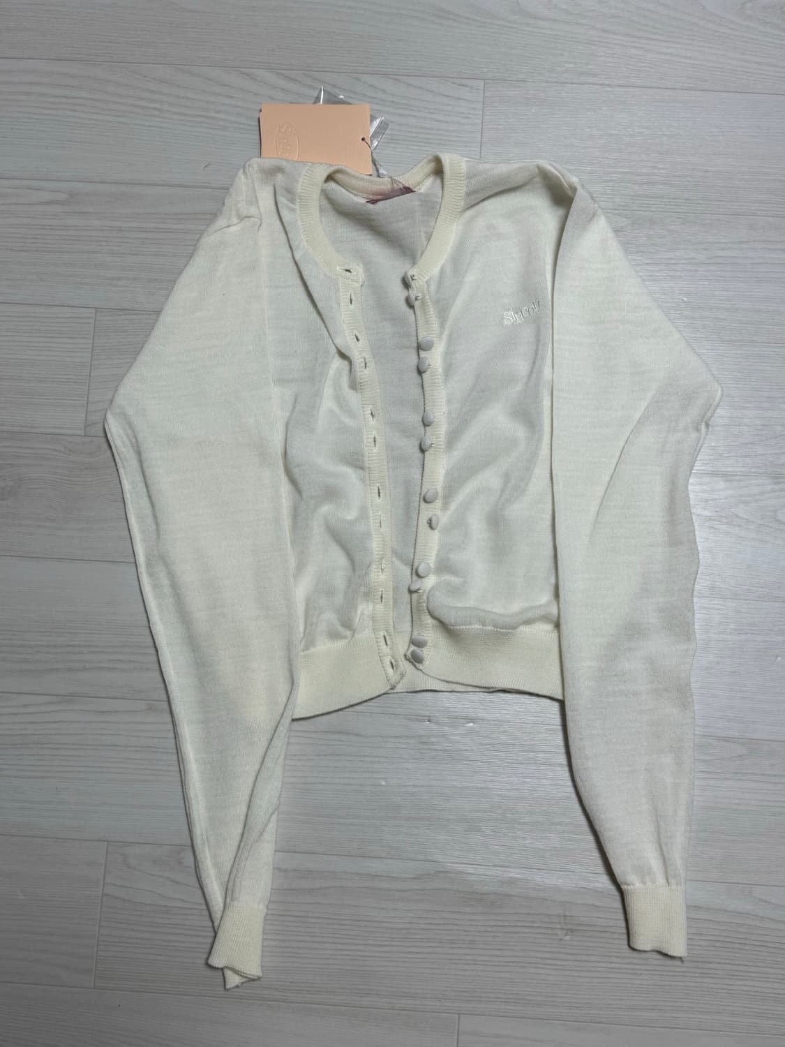 Sinoon 아이보리 가디건 상품이미지1