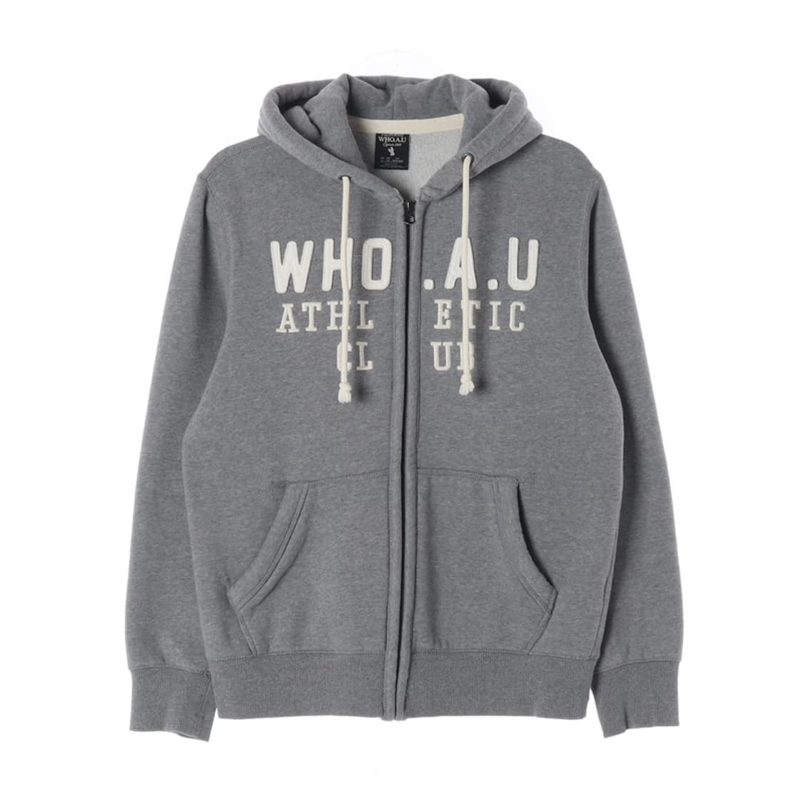 WHO.A.U 기모 그레이 집업 후드 XL 상품이미지1