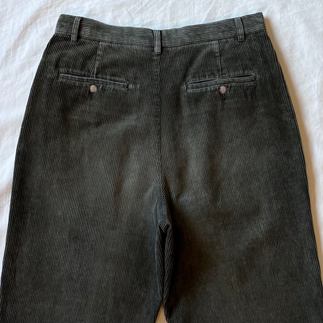 [ 30 ] 90s 폴로 랄프로렌 OG 투턱 코듀로이 커프 팬츠 상품이미지9