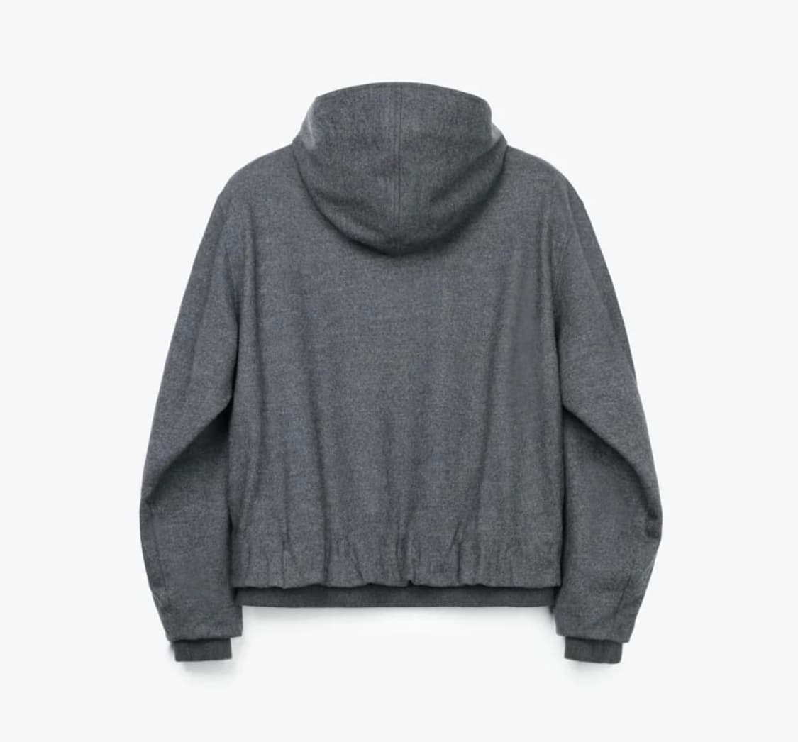 펫트리코 메로페 울 후드 자켓 그레이 52 상품이미지2