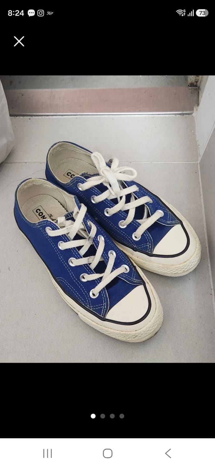 컨버스 척테일러 올스타 로우 블루 230 상품이미지1