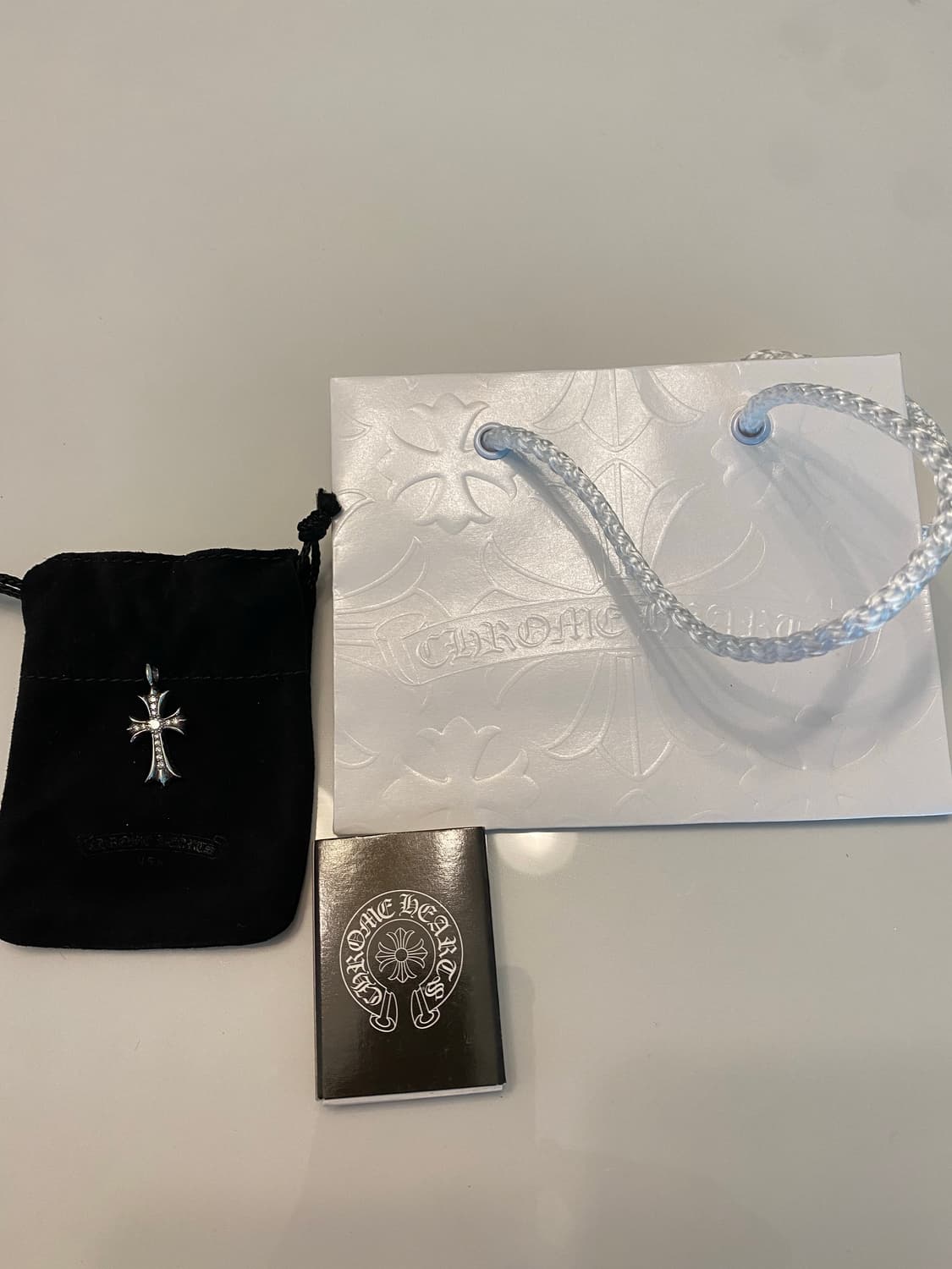 (새제품) 크롬하츠 타이니크로스 다이아 풀파베 상품이미지1