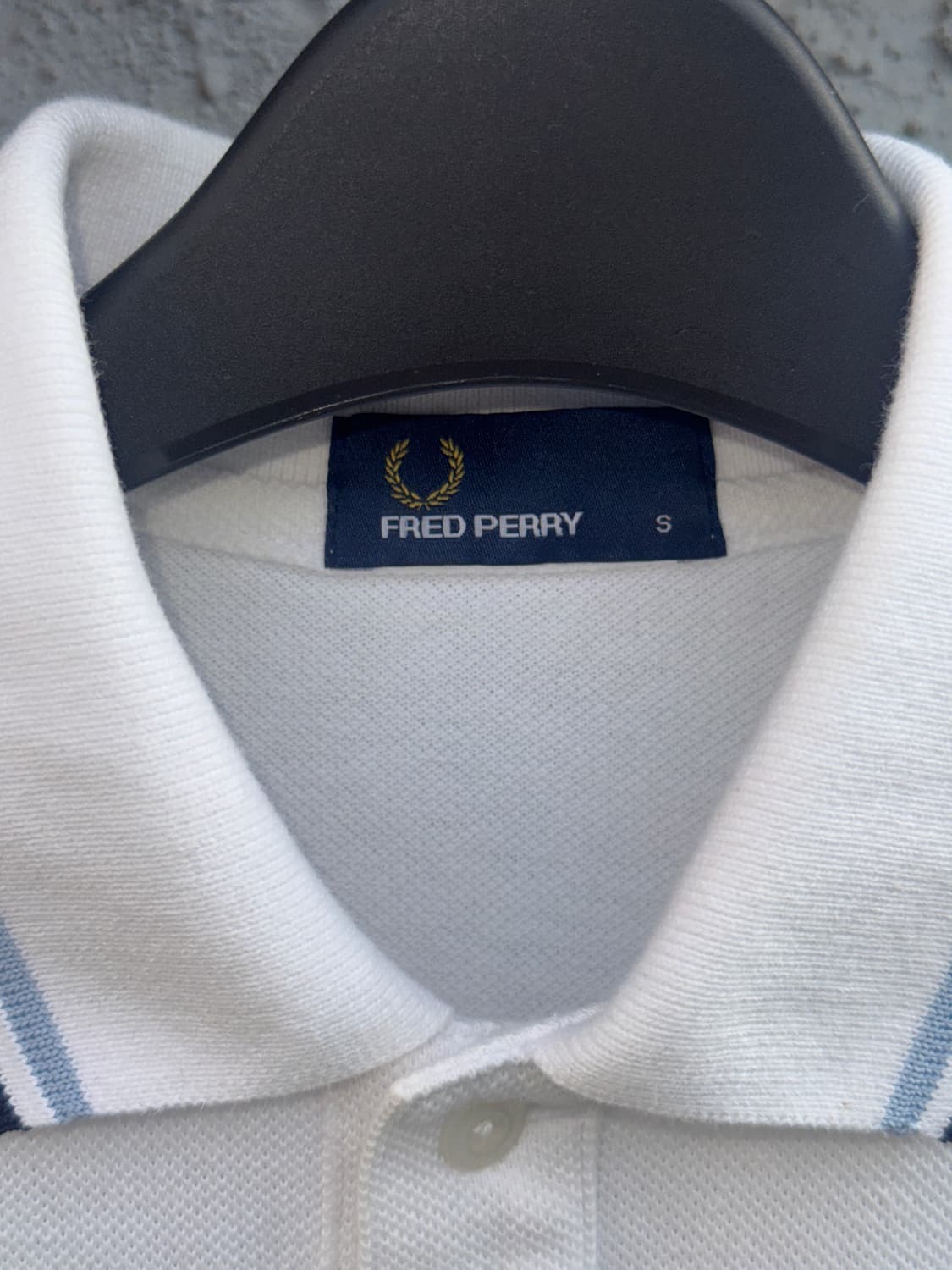 Fred perry 프레드페리 화이트 빈팔 카라티(s) 상품이미지2