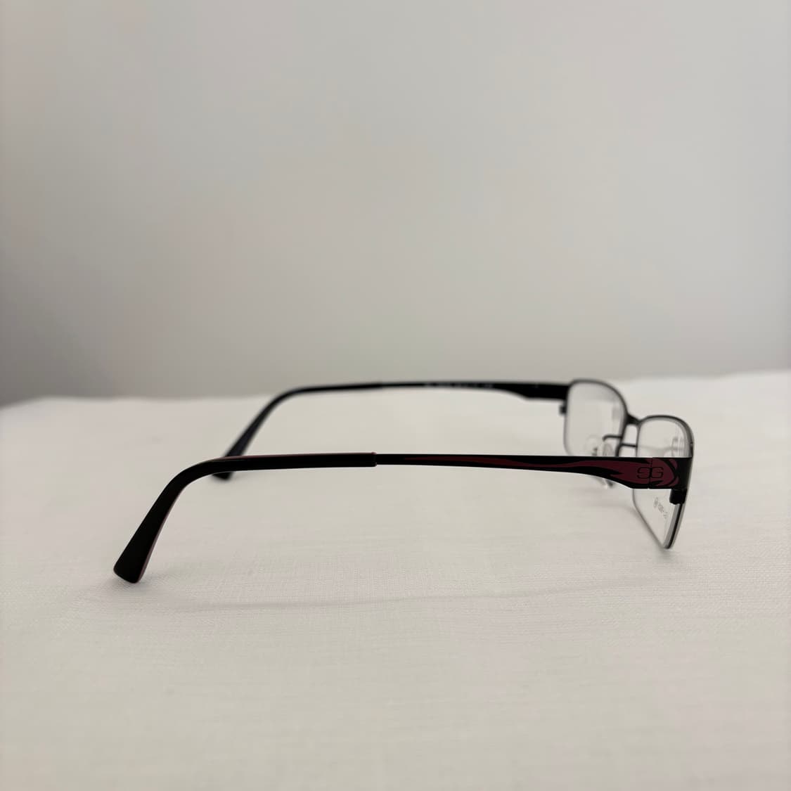 GALLAN 블랙 무광 사각 빈티지안경 상품이미지5