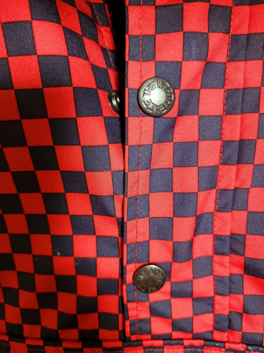 슈프림 노스페이스 체커 자켓 L 상품이미지3