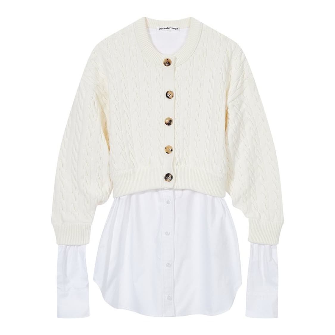 알렉산더왕 셔츠 레이어드 가디건 상품이미지1