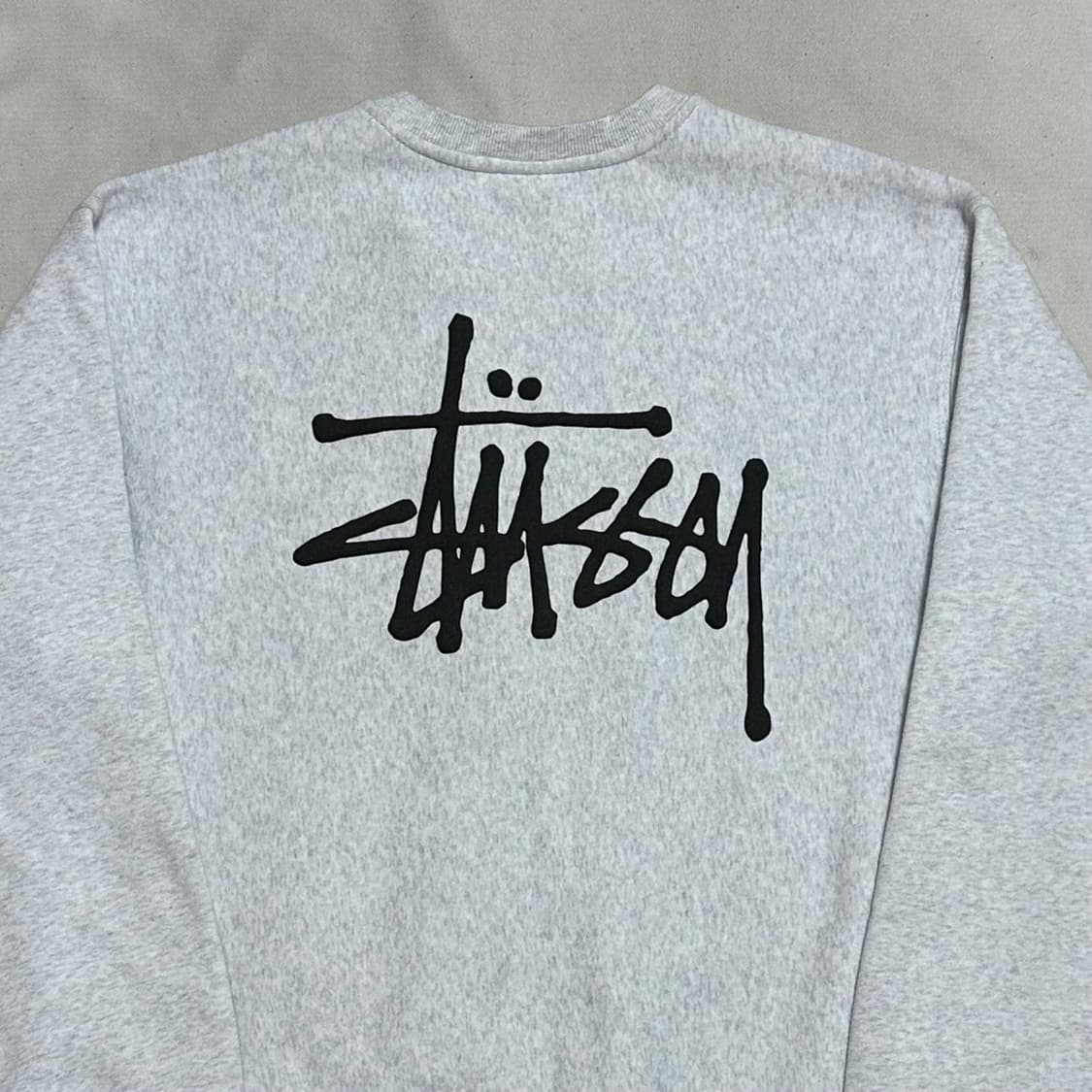 L 스투시 빅로고 기모 맨투맨 상품이미지1