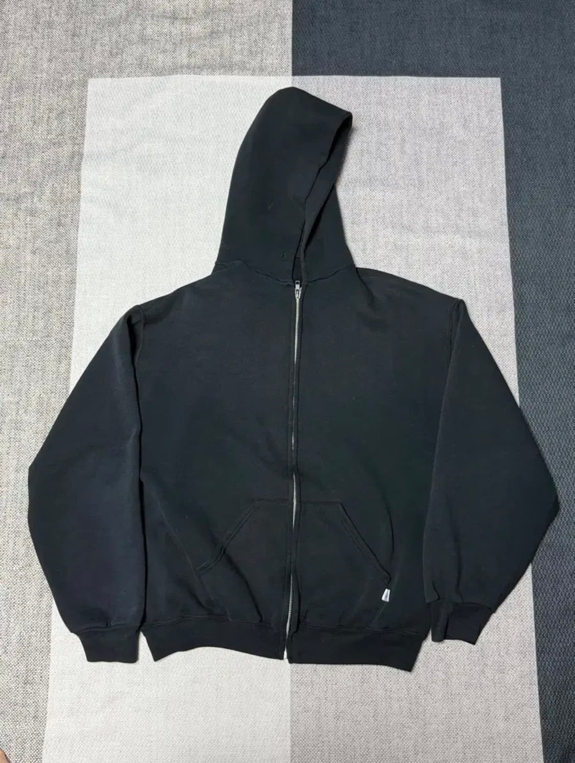 러셀 빈티지 후드집업 블랙 L 상품이미지1