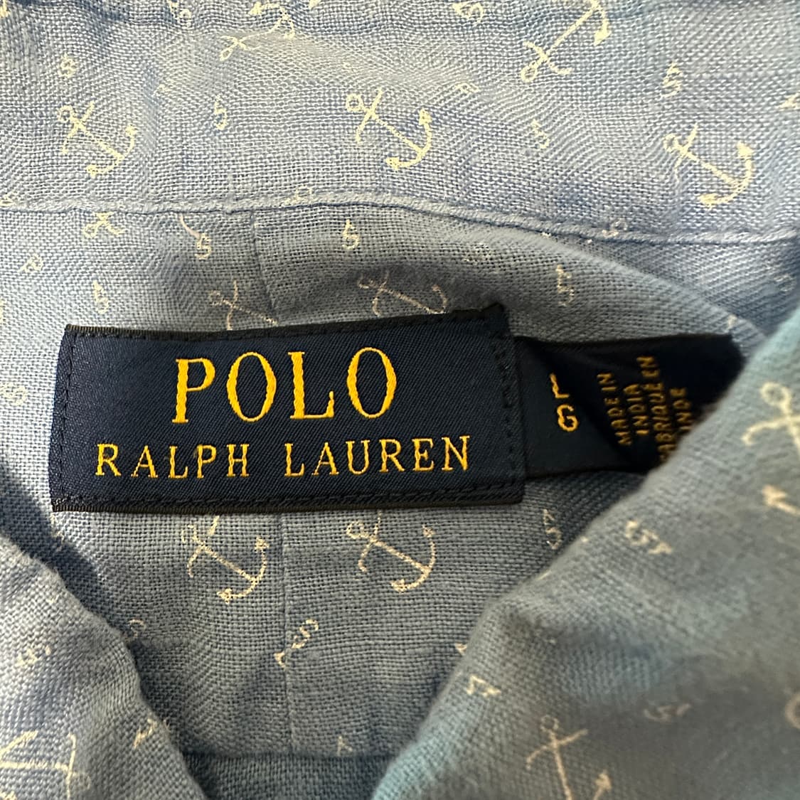 POLO RALPH LAUREN anchor shirt blue 상품이미지4