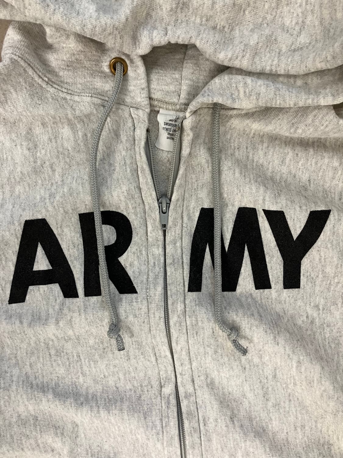 90s Army hoodie zip up 상품이미지3