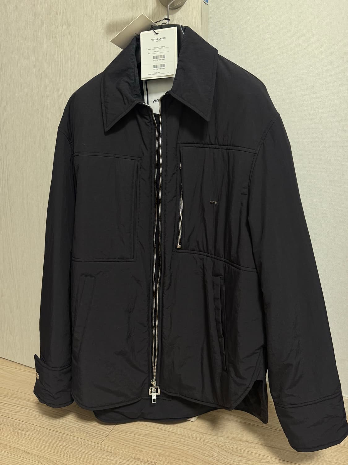 우영미 패딩 셔츠 자켓 46사이즈 상품이미지1