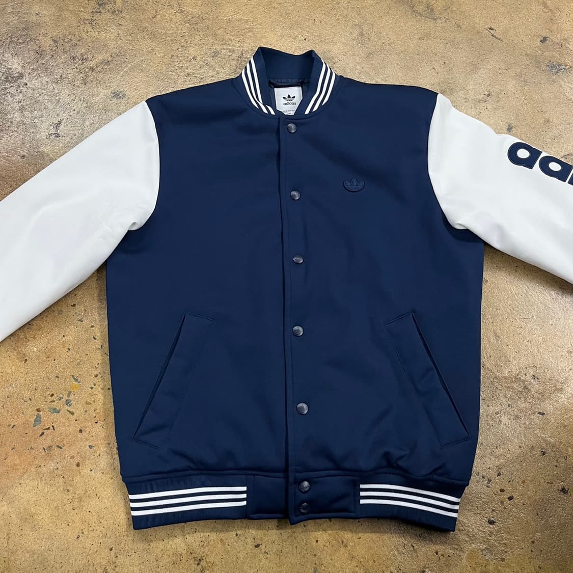 [정품/M] 아디다스 네이비 화이트 스타디움 자켓 b14 상품이미지3