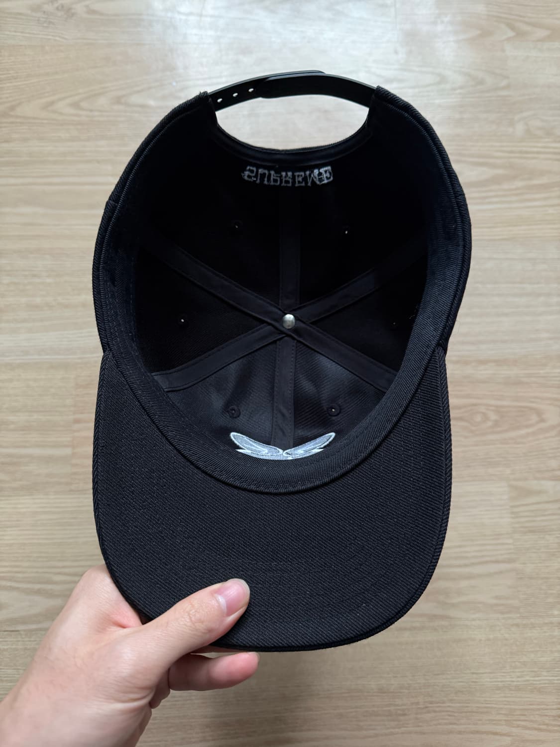 슈프림 에이펙스 트윈 블랙 볼캡 상품이미지5