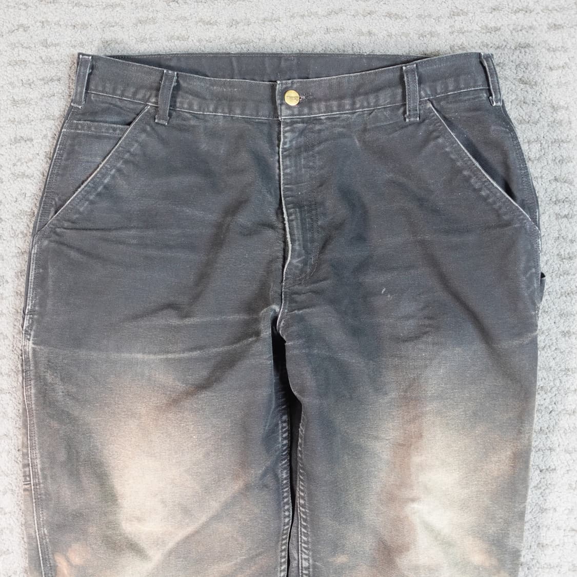 빈티지 칼하트 b11 싱글니 블랙페이딩 팬츠 36x30 상품이미지6